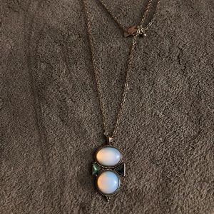 American Eagle moonstone pendant necklace